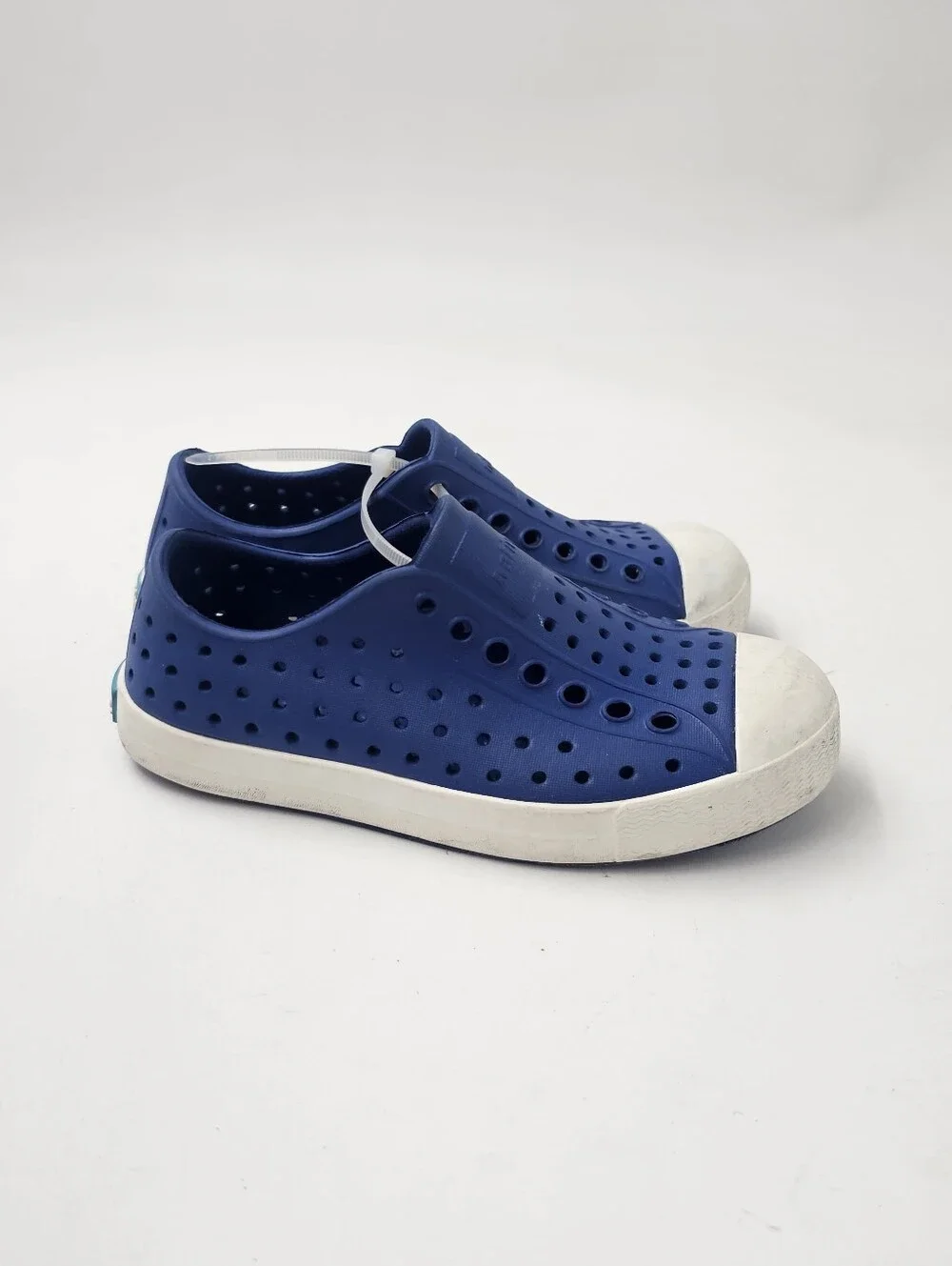 Native Shoes Jefferson Kids Slip-On Water Sneakers C10 Blue Regatta Summer